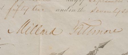 Lot #60 Millard Fillmore: Scarce 1852 presidential military appointment - Image 2