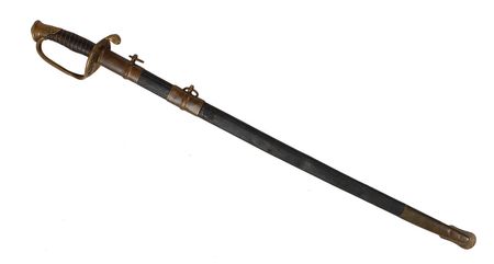 Lot #238 Confederate Foot Officerâ??s Sword by Boyle & Gamble: Splendid Confederate foot officerâ??s sword - Image 1