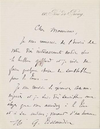 Lot #328 Gustave Eiffel: 
