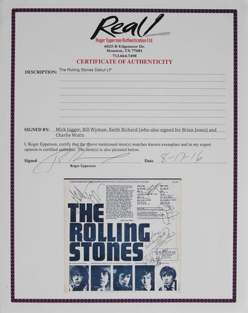 Lot #447 Rolling Stones Signed Album: The Stones debut in America as ?England's Newest Hit Makers? - Image 4