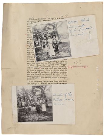 Lot #379 Jack London: London's personally annotated proof for The Cruise of the Snark - Image 1
