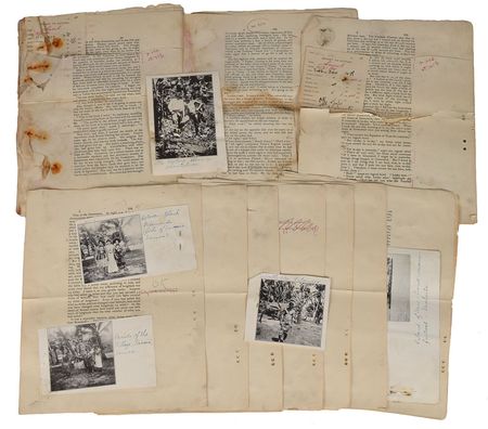 Lot #379 Jack London: London's personally annotated proof for The Cruise of the Snark - Image 7