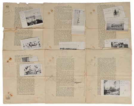 Lot #379 Jack London: London's personally annotated proof for The Cruise of the Snark - Image 9