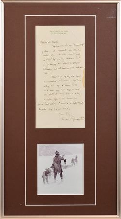 Lot #334 Frederic Remington Handwritten Letter Signed - Image 1