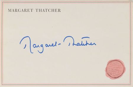 Lot #212 Margaret Thatcher - Image 1