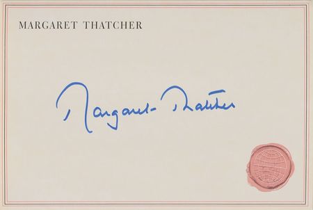 Lot #212 Margaret Thatcher - Image 2