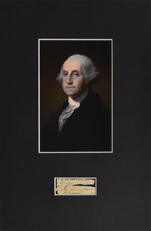 Lot #2 George Washington Signature