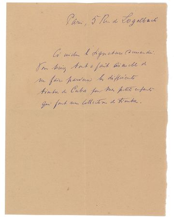 Lot #234 Alfred Dreyfus Signature - Image 1