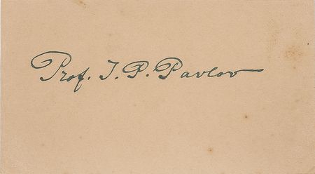 Lot #127 Ivan Pavlov Signature - Image 1
