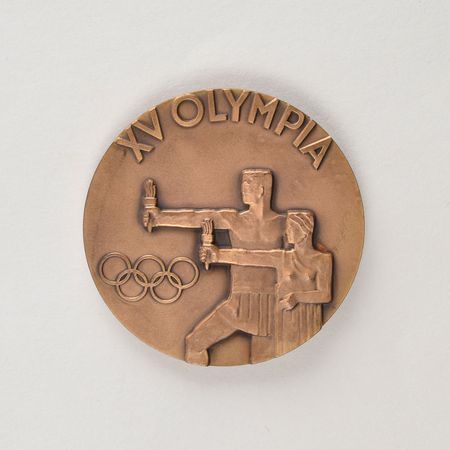 Lot #711 Helsinki 1952 Summer Olympics Participation Medal Participation Medal - Image 1