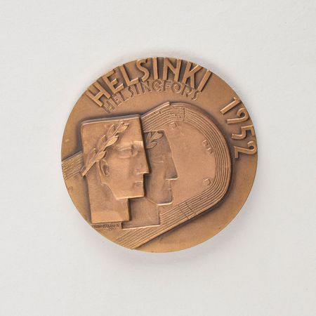 Lot #711 Helsinki 1952 Summer Olympics Participation Medal Participation Medal - Image 2