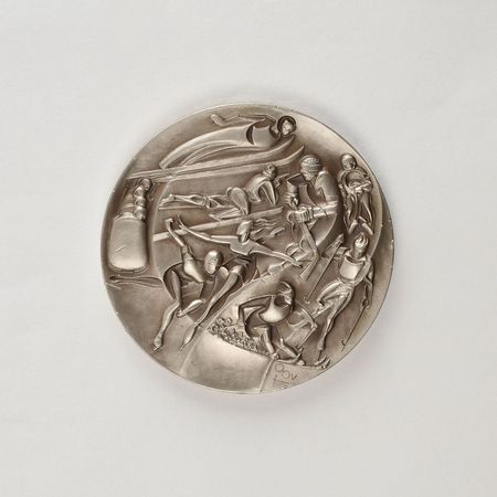 Lot #721 Lake Placid 1980 Winter Olympics Participation Medal Participation Medal - Image 1
