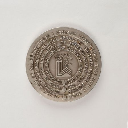 Lot #721 Lake Placid 1980 Winter Olympics Participation Medal Participation Medal - Image 2