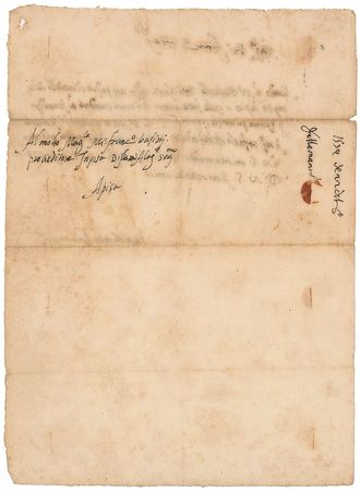 Lot #321 Bartolomeo Ammannati Handwritten Letter Signed - Image 2