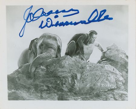 Lot #678 Johnny Weissmuller Signed Photographs - Image 3