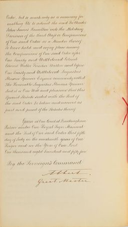 Lot #208 Queen Victoria Signed Document - Image 4