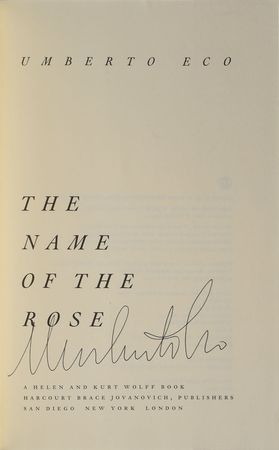 Lot #391 Umberto Eco - Image 3