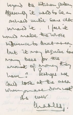 Lot #140 Prince Charles Handwritten Letter Signed - Image 2