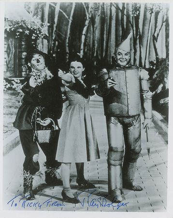 Lot #684 Wizard of Oz: Ray Bolger Signed Photographs - Image 1