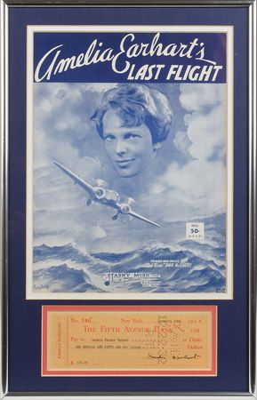 Lot #261 Amelia Earhart Check - Image 1