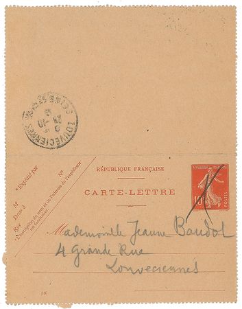 Lot #327 Maurice Denis Handwritten Letter Signed - Image 2