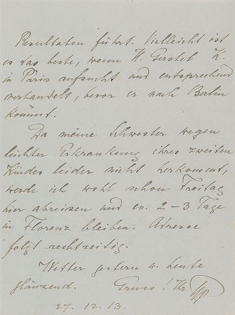 Lot #136 Walther Rathenau Handwritten Letter Signed - Image 3