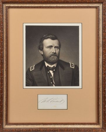 Lot #28 U. S. Grant Signature