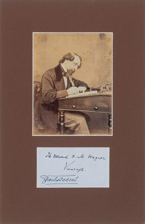 Lot #368. Charles Dickens Envelope