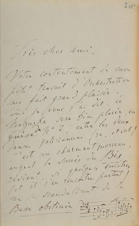 Lot #408 Franz Liszt: 