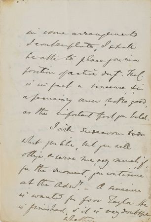 Lot #174 Benjamin Disraeli: 