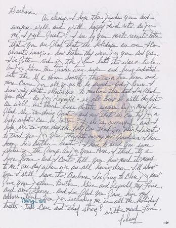 Lot #180 John Gotti Handwritten Letter Signed - Image 1