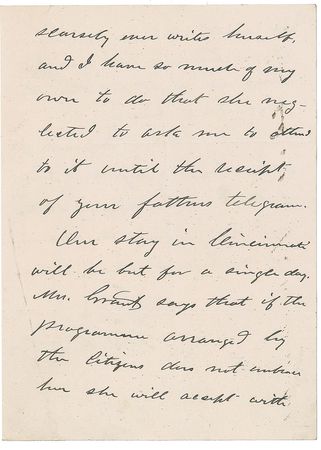 Lot #25 U. S. Grant: ?I am glad to hear that your Ma has held out in her Republican faith so well? - Image 3