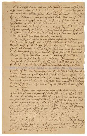 Lot #106 Andrew Hamilton Signed Document - Image 1