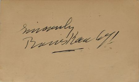 Lot #647 Boris Karloff Signature - Image 1