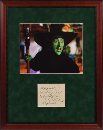 Lot #685 Wizard of Oz: Margaret Hamilton: 