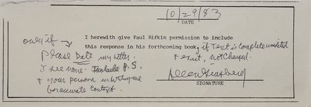 Lot #178 God Letters: Permission Slips: 