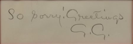 Lot #605 Greta Garbo Signature - Image 2