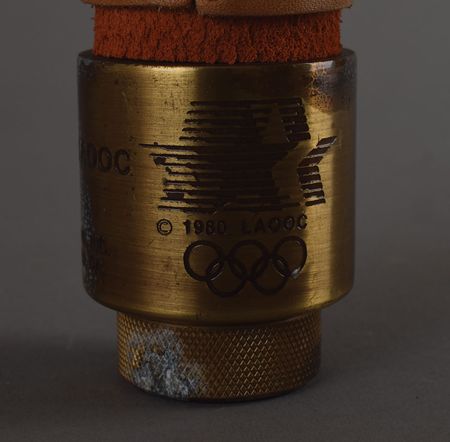Lot #724 Los Angeles 1984 Summer Olympics Torch with Original Wick Torch - Image 6