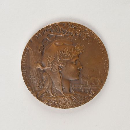 Lot #703 Paris 1900 Summer Olympics Bronze Award Medal Medal - Image 2