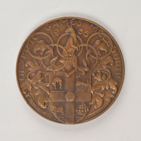 Lot #713 Melbourne 1956 Summer Olympics Participation Medal Medal - Image 1