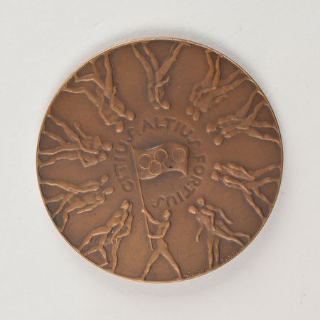Lot #713 Melbourne 1956 Summer Olympics Participation Medal Medal - Image 2