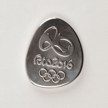 Lot #732 Rio 2016 Summer Olympics Athlete Diploma and Athlete's Participation Medal Medal - Image 1