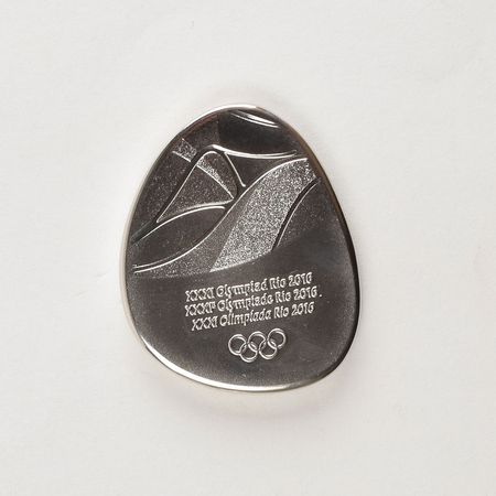 Lot #732 Rio 2016 Summer Olympics Athlete Diploma and Athlete's Participation Medal Medal - Image 2