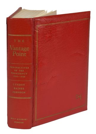 Lot #45 Lyndon B. Johnson: Rare twice-signed limited edition gifted to a Vietnam War hero - Image 3