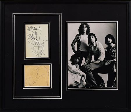 Lot #593 The Who Signatures - Image 1