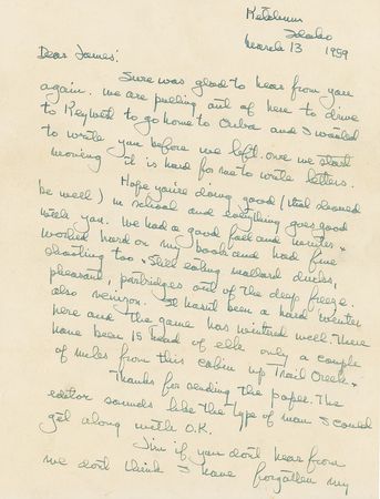 Lot #372 Ernest Hemingway: Hemingway recounts his â??Nick Adamsâ?? daysâ??