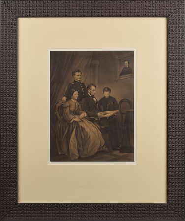 Lot #27 U. S. Grant: President Grant purchases 'The Lincoln Family in 1861' - Image 2