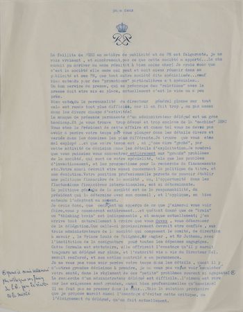 Lot #201 Prince Rainier of Monaco - Image 2