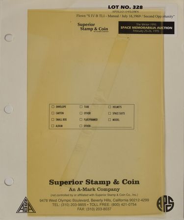 Lot #8219 Buzz Aldrin's Apollo 11 Signed Cue Card - Image 3