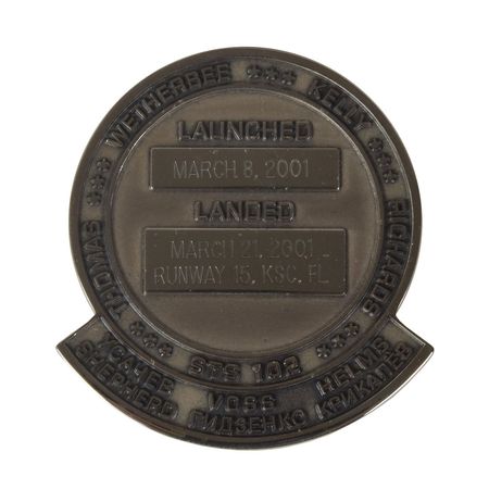 Lot #8454  STS-102 Robbins Medal - Image 2